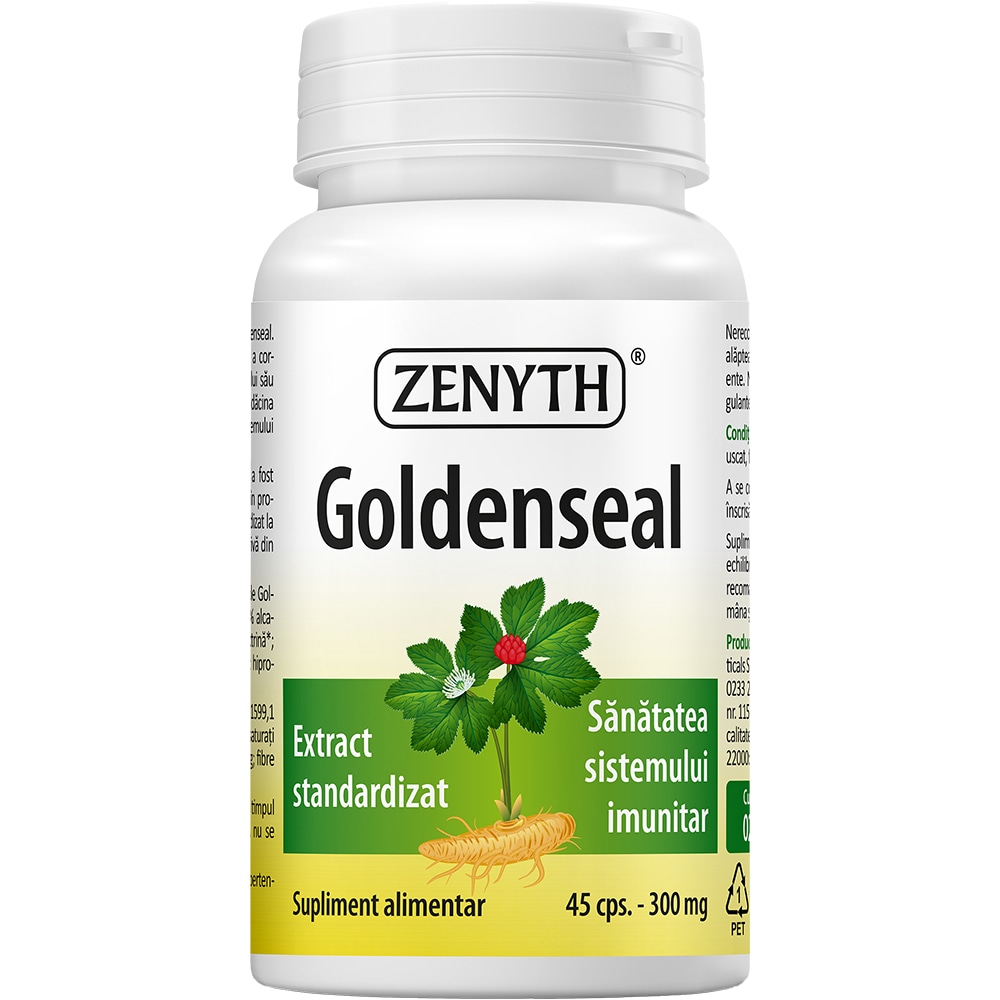 Supliment Goldenseal (Turmeric Indian), 45 capsule, ZENYTH