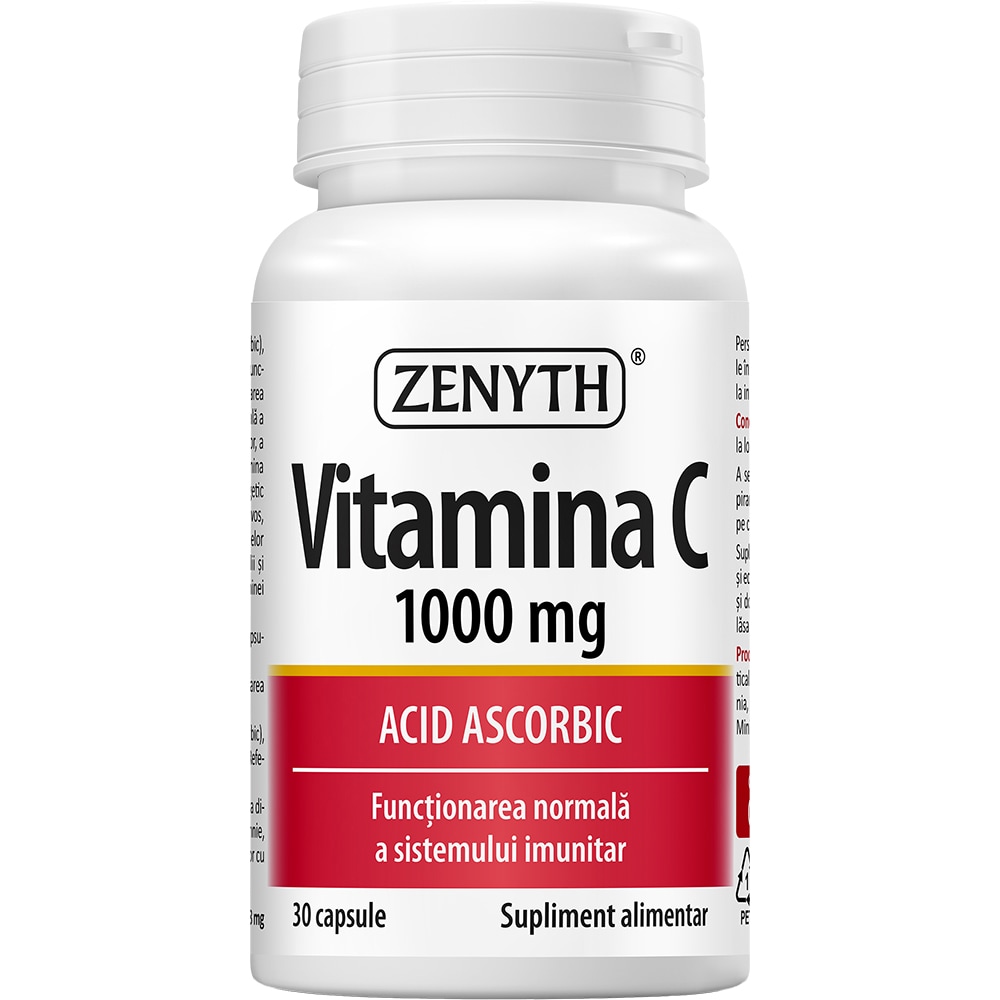 Supliment Vitamina C 1000 mg, 30 capsule, ZENYTH