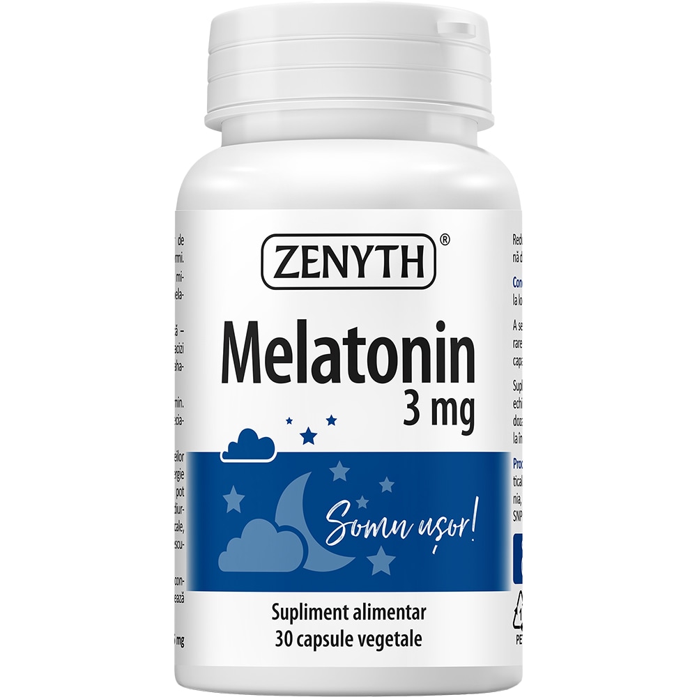 Supliment Melatonin, 30 capsule, ZENYTH
