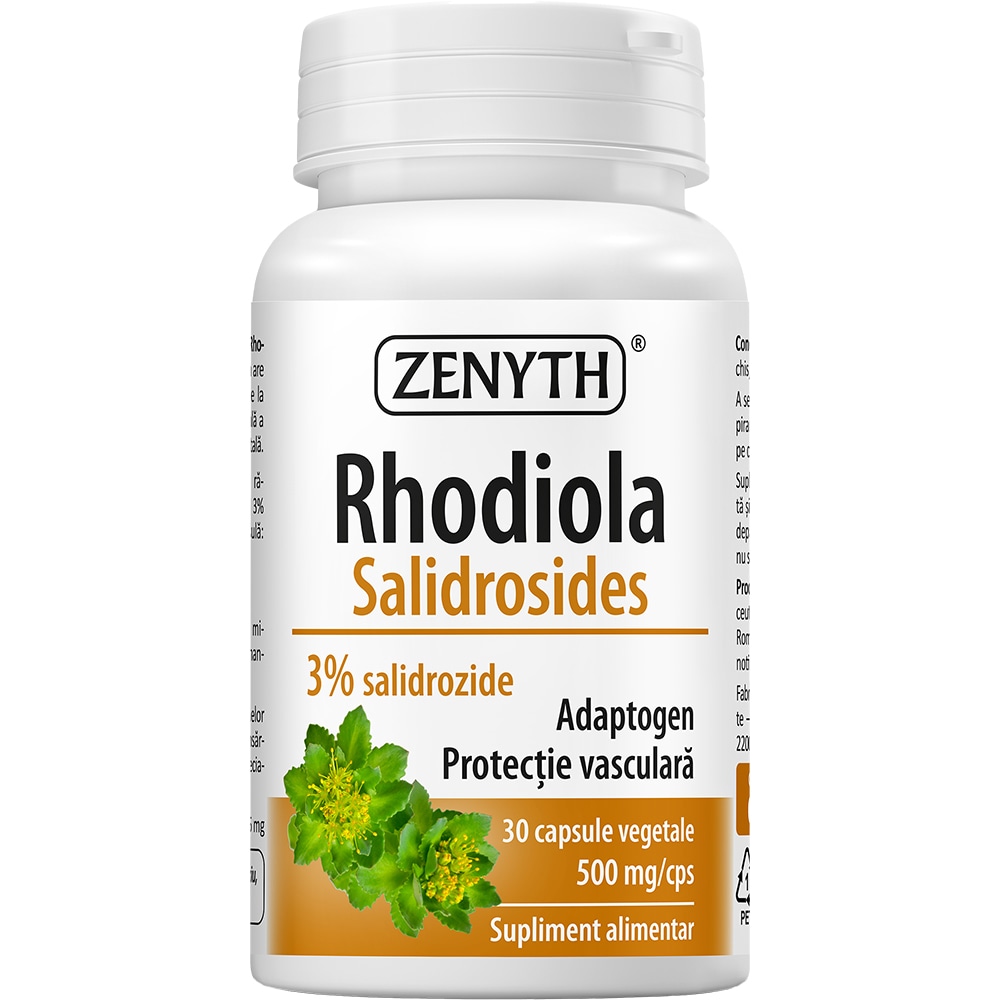 Supliment Rhodiola Salidrosides, 30 capsule, ZENYTH