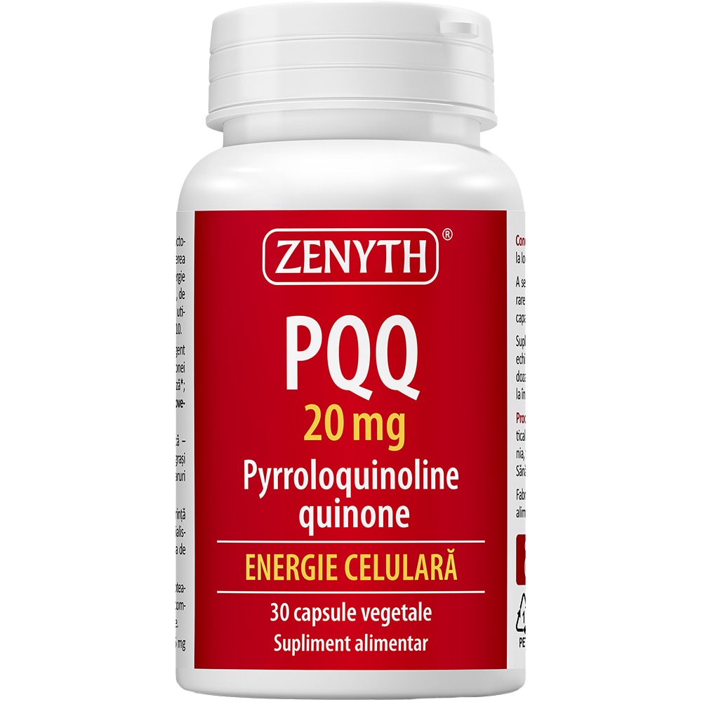 Supliment PQQ 20 Mg, 30 capsule, ZENYTH