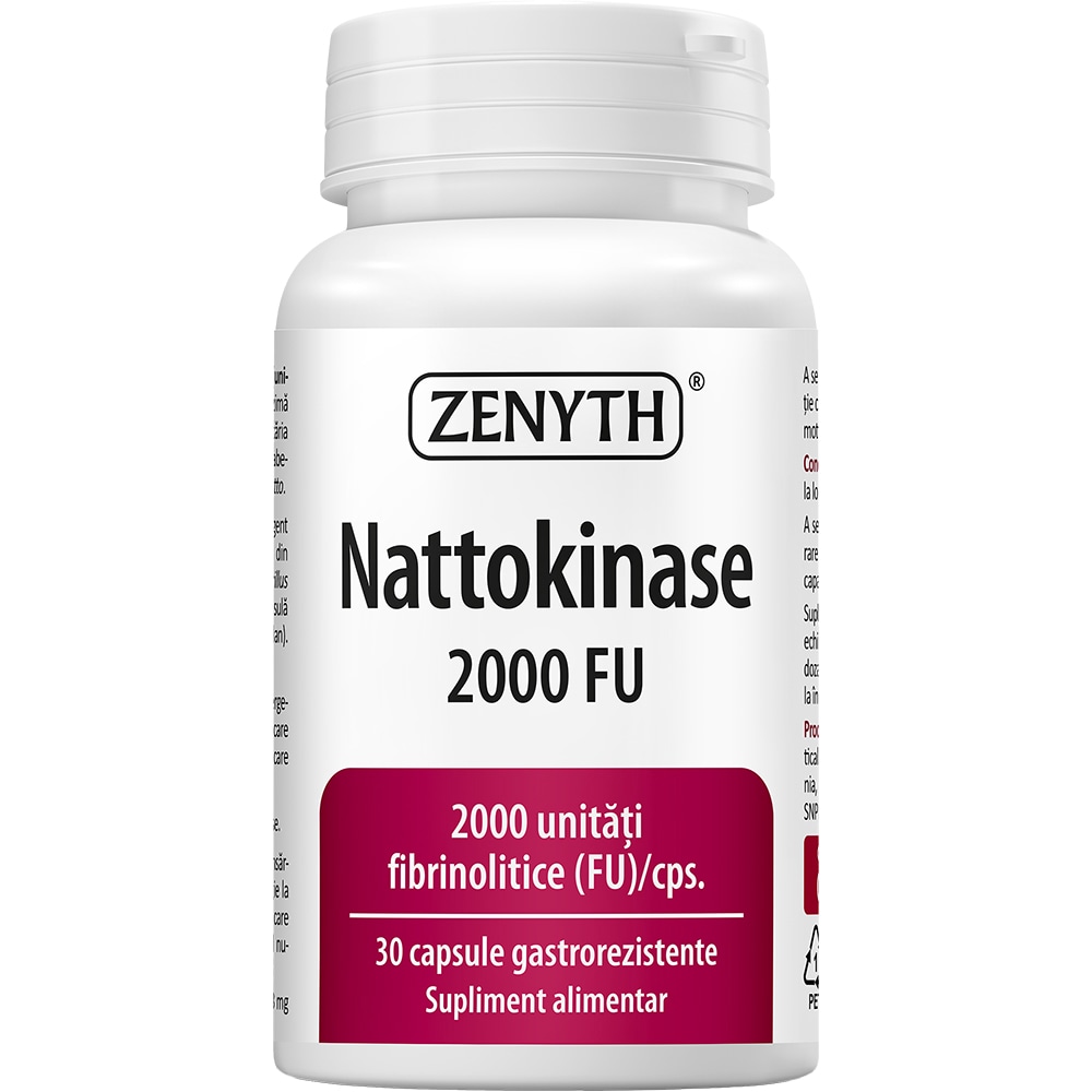 Supliment Nattokinase 2000 FU, 30 capsule, ZENYTH