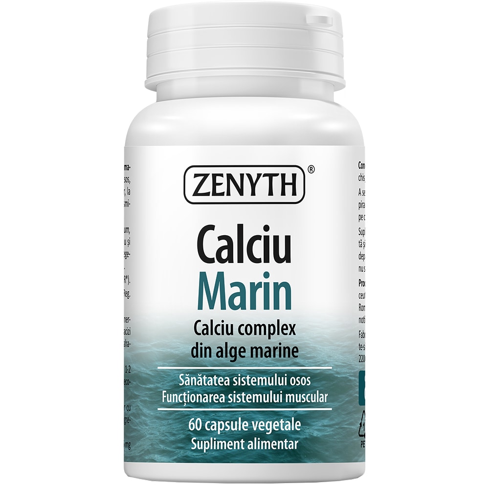 Supliment Calciu Marin, 60 capsule, ZENYTH