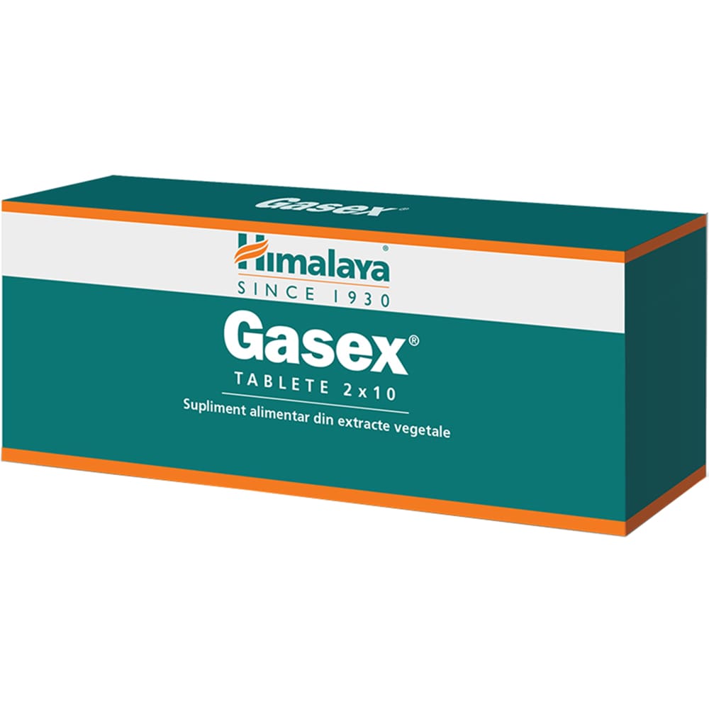 Supliment alimentar Gasex, 20 comprimate, HIMALAYA