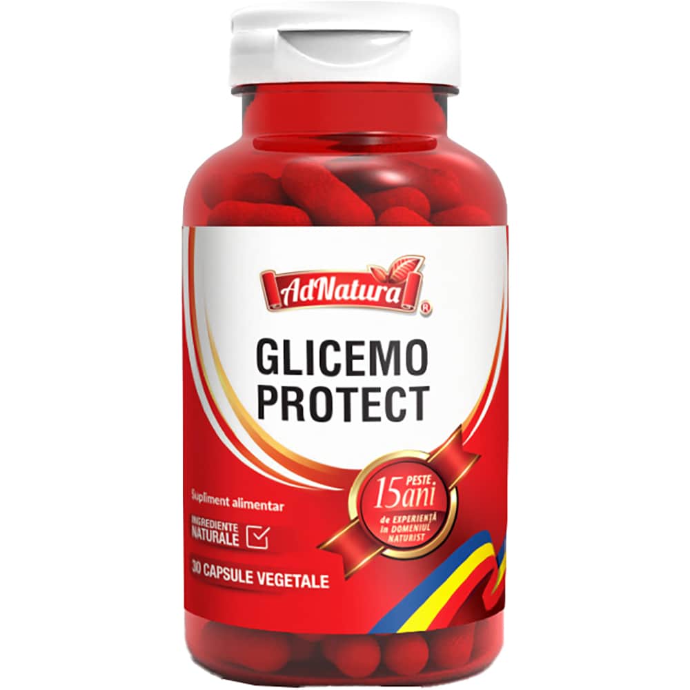 Supliment alimentar Glicemo Protect, 30 capsule, ADNATURA