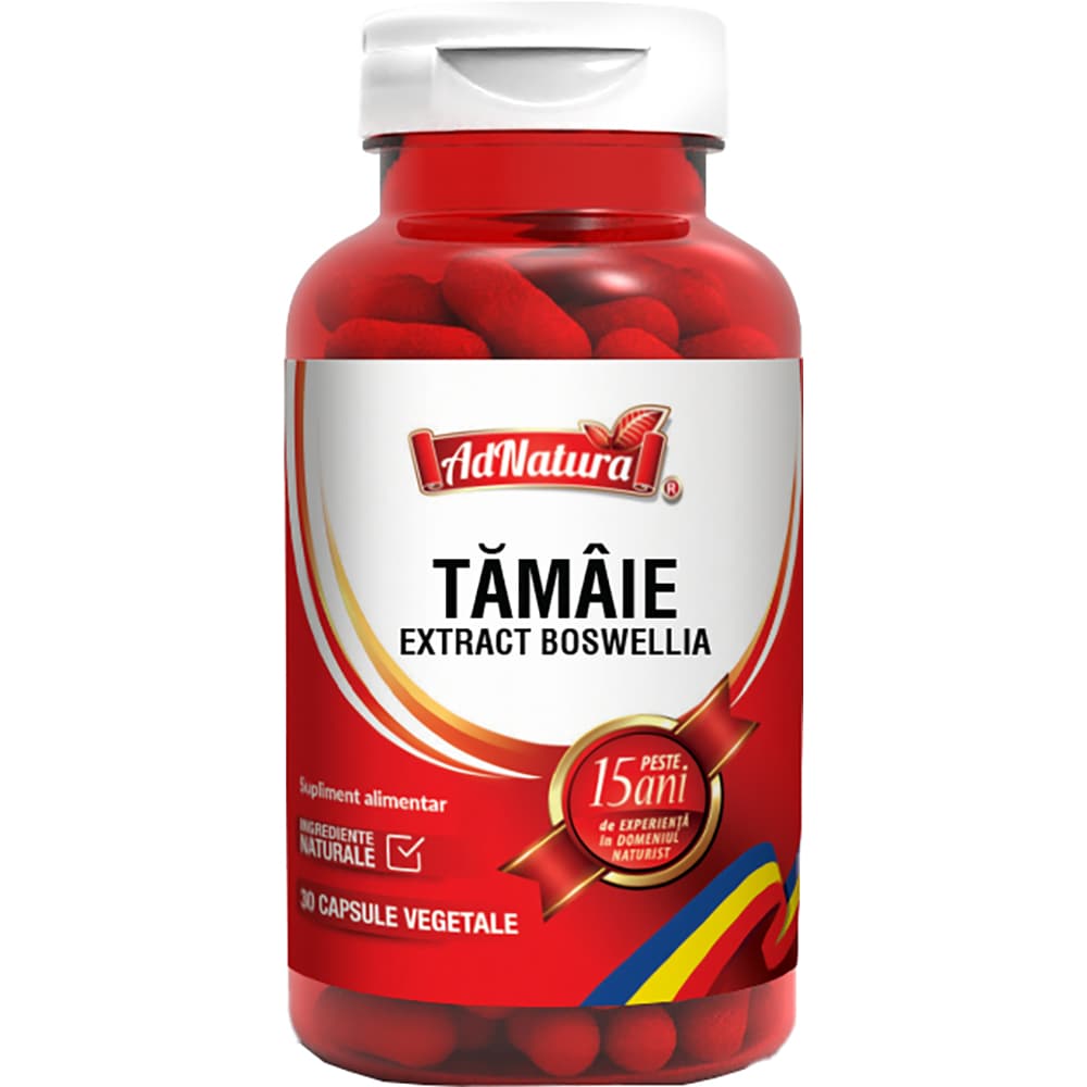 Supliment alimentar Tamaie Extract Boswellia, 30 capsule, ADNATURA