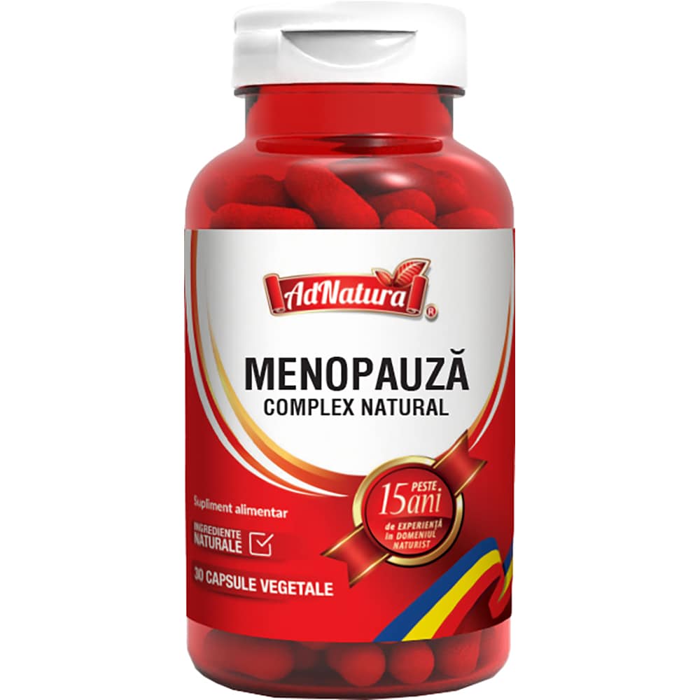 Supliment alimentar Menopauza Complex Natural, 30 capsule, ADNATURA