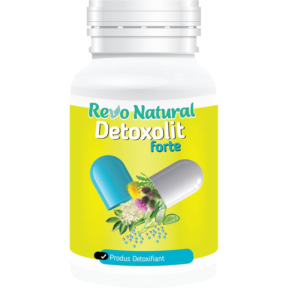 Supliment Detoxolit Forte, 60 capsule, REVO NATURAL