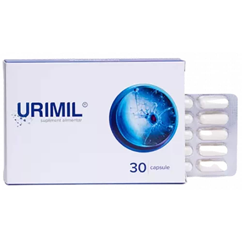 Supliment alimentar Urimil, 30 capsule, NATURPHARMA