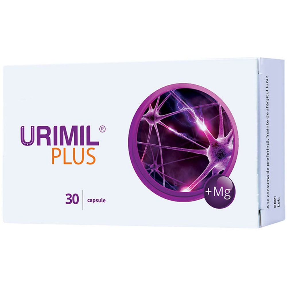 Supliment alimentar Urimil Plus, 30 capsule, NATURPHARMA