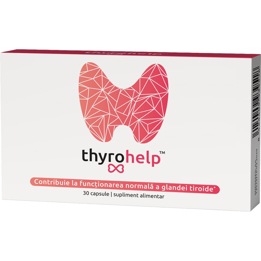 Supliment alimentar Thyrohelp, 30 capsule, NATURPHARMA