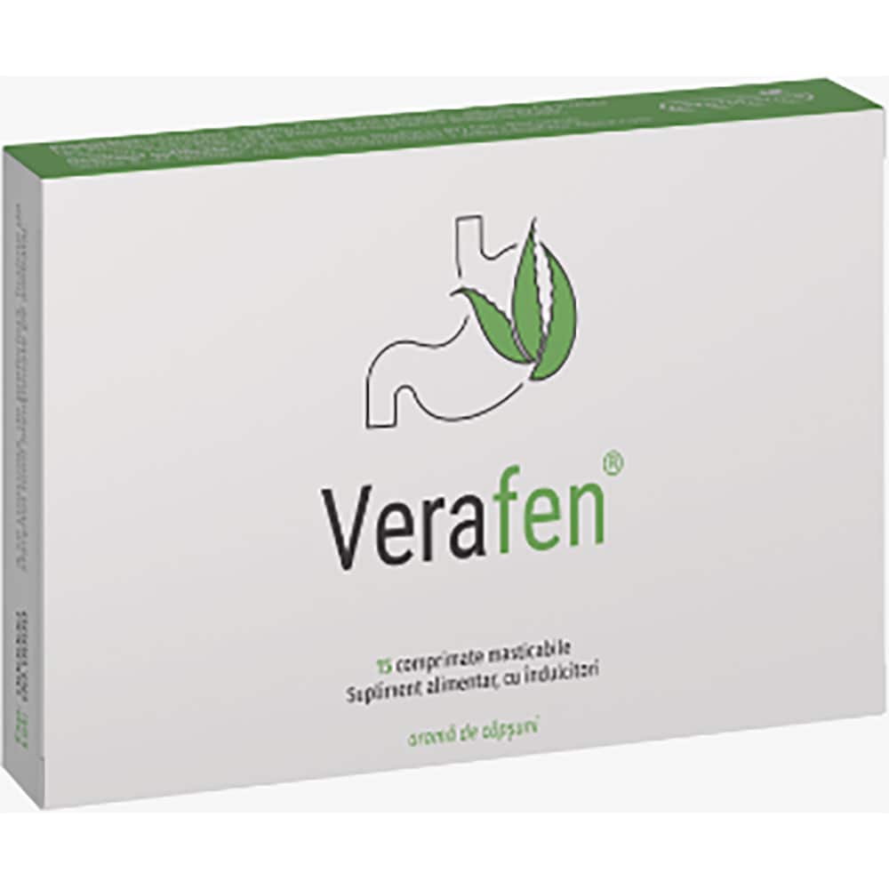Supliment alimentar Verafen, 15 comprimate masticabile, NATURPHARMA