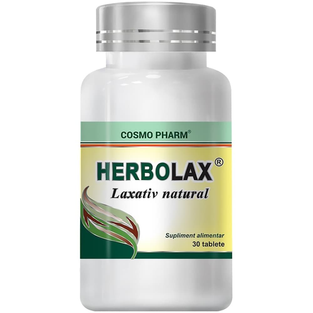 Supliment alimentar Herbolax, 30 tablete, COSMO PHARM