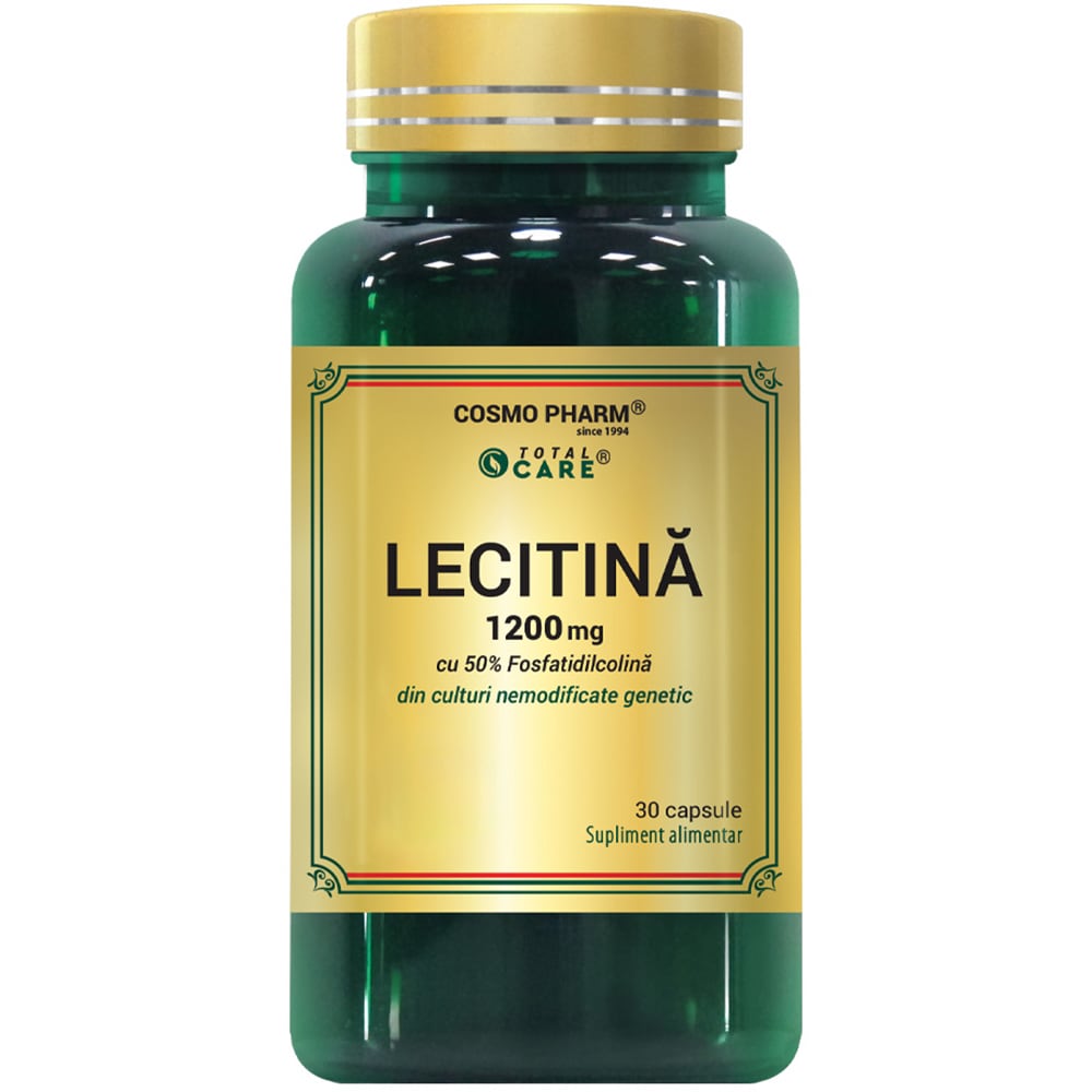 Supliment alimentar Lecitina 1200 mg, 30 capsule, COSMO PHARM