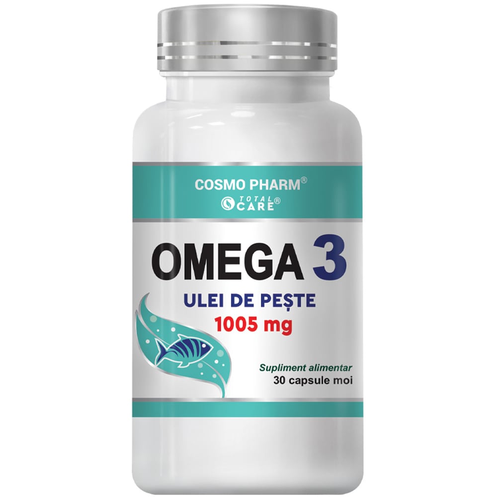 Supliment alimentar Omega 3 Ulei de Somon 1000 mg, 30 capsule, COSMO PHARM