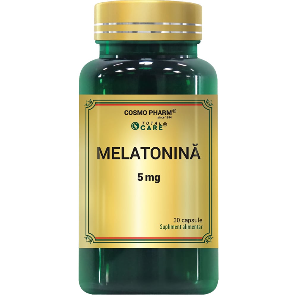 Supliment alimentar Melatonina 5 mg, 30 capsule, COSMO PHARM