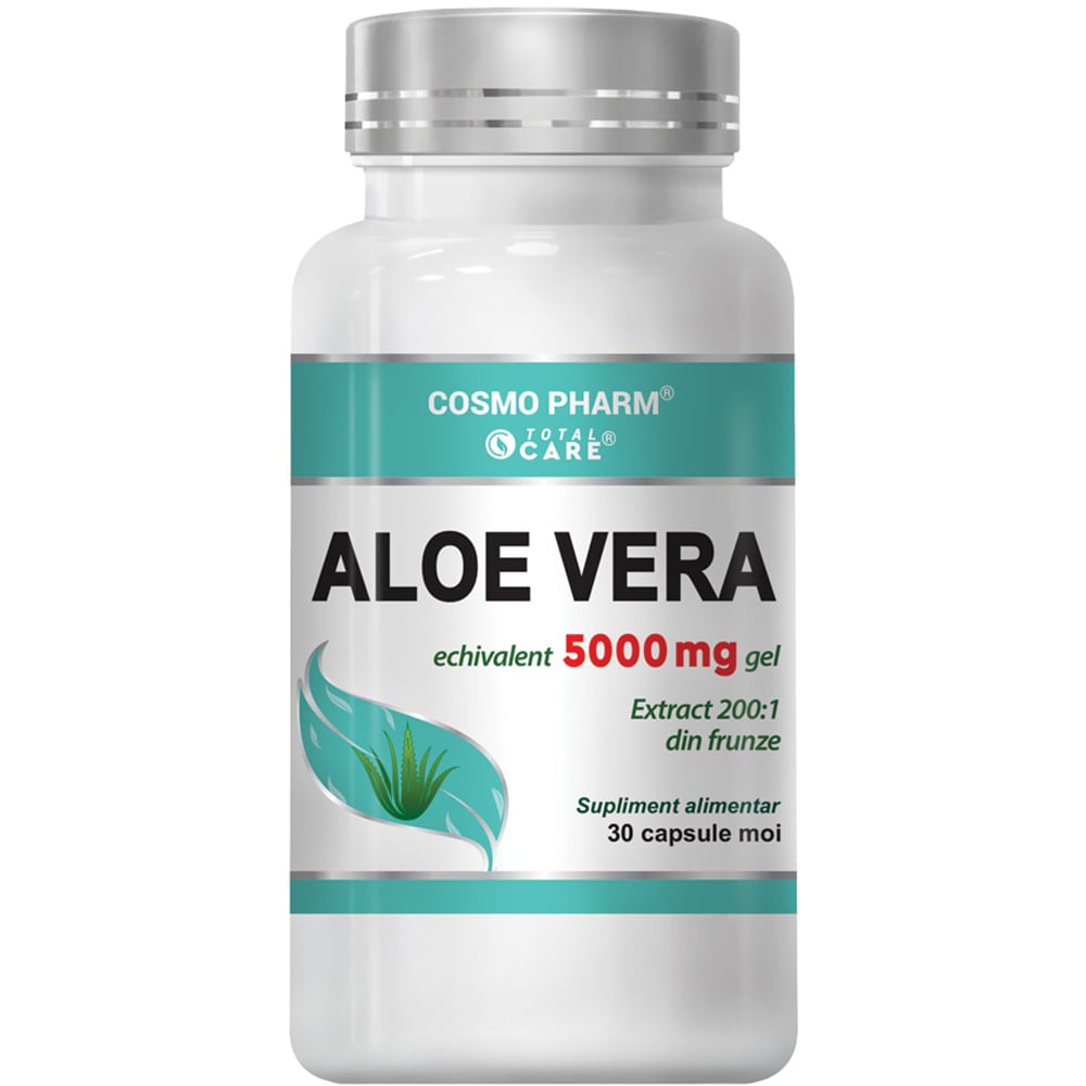 Supliment alimentar Aloe Vera extract 25 mg, 30 capsule, COSMO PHARM