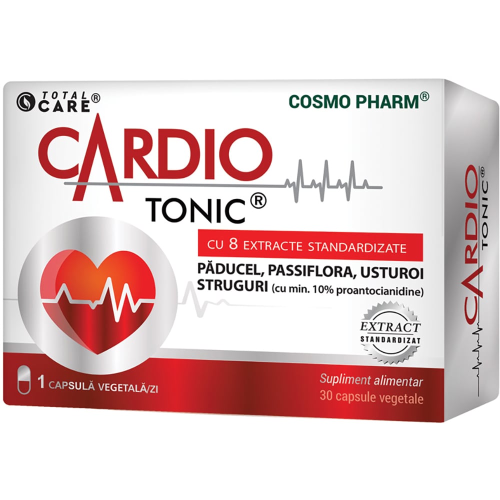 Supliment alimentar Cardiotonic Total Care, 30 capsule, COSMO PHARM