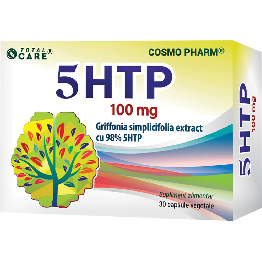Supliment alimentar 5HTP 100 mg, 30 capsule, COSMO PHARM