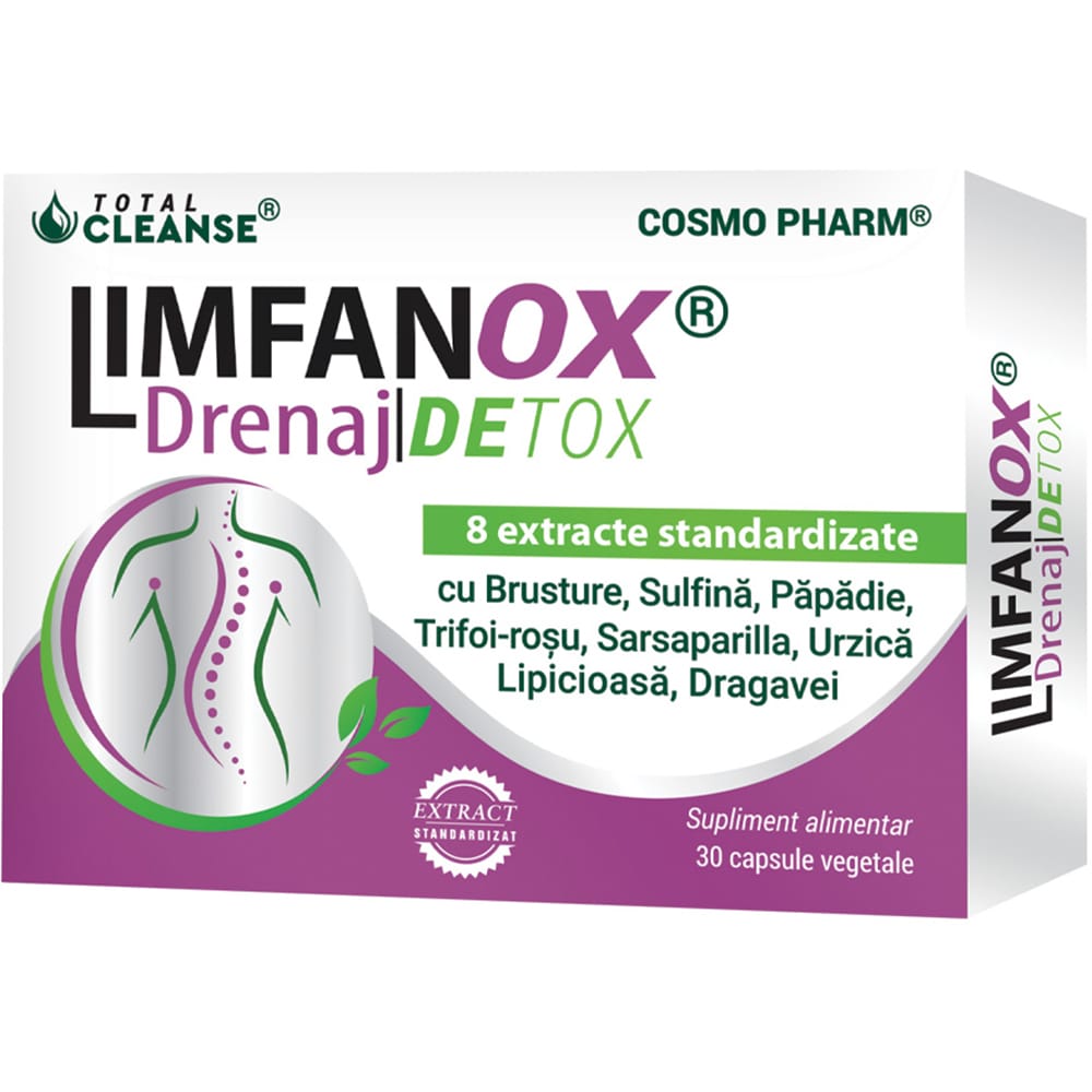 Supliment alimentar Limfanox 750 mg, 30 capsule, COSMO PHARM
