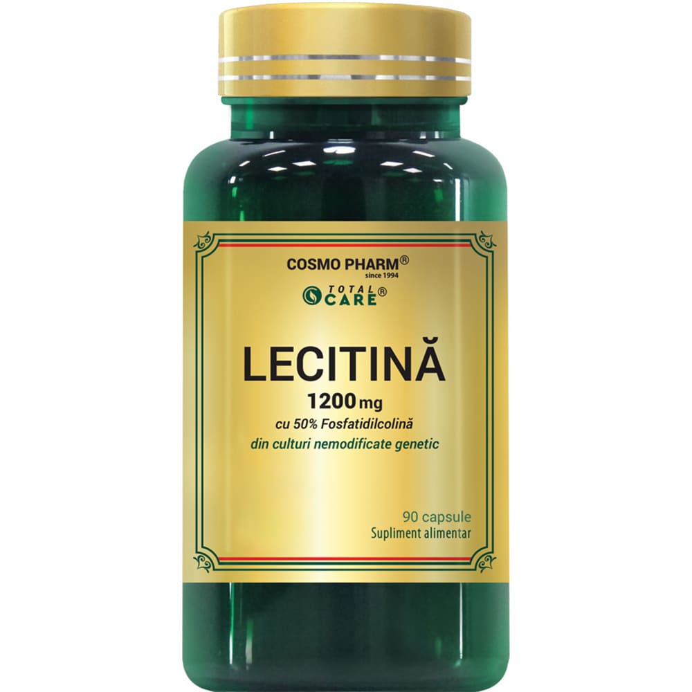 Supliment alimentar Lecitina 1200 mg, 90 capsule, COSMO PHARM