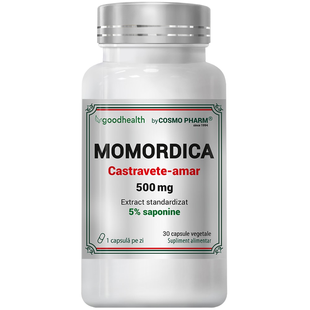 Supliment alimentar Momordica 500 mg, 30 capsule, COSMO PHARM