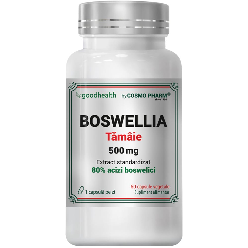Supliment alimentar Boswellia Serrata 500 mg, 60 capsule, COSMO PHARM