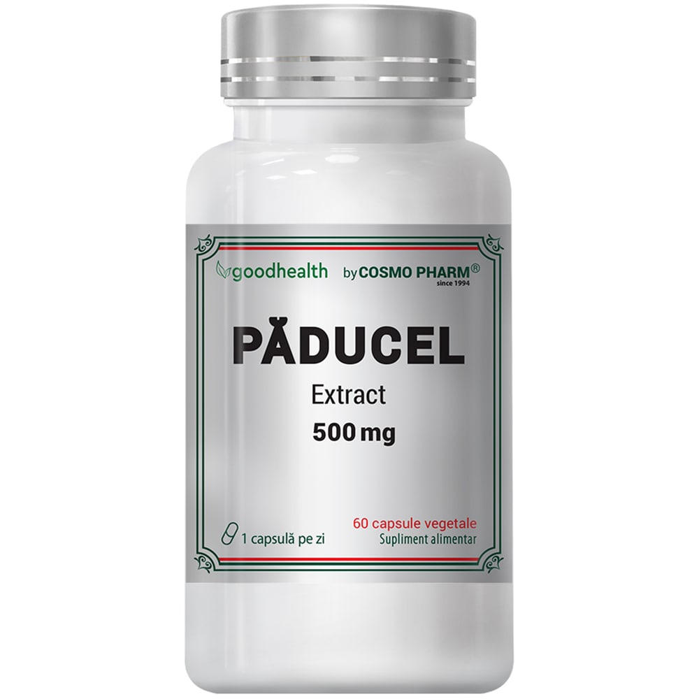 Supliment alimentar Paducel extract, 500 mg, 60 capsule, COSMO PHARM