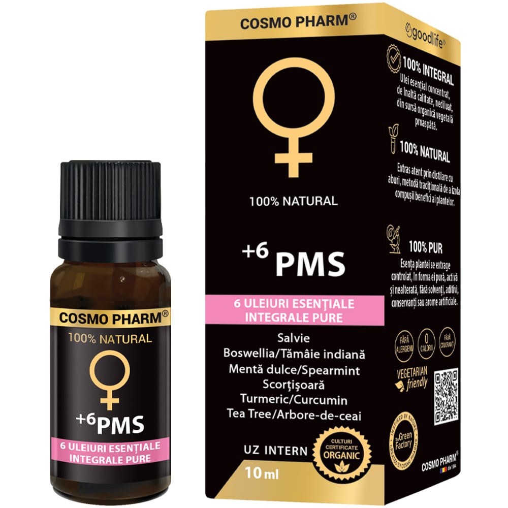 Ulei esential 6 PMS, 10 ml, COSMO PHARM