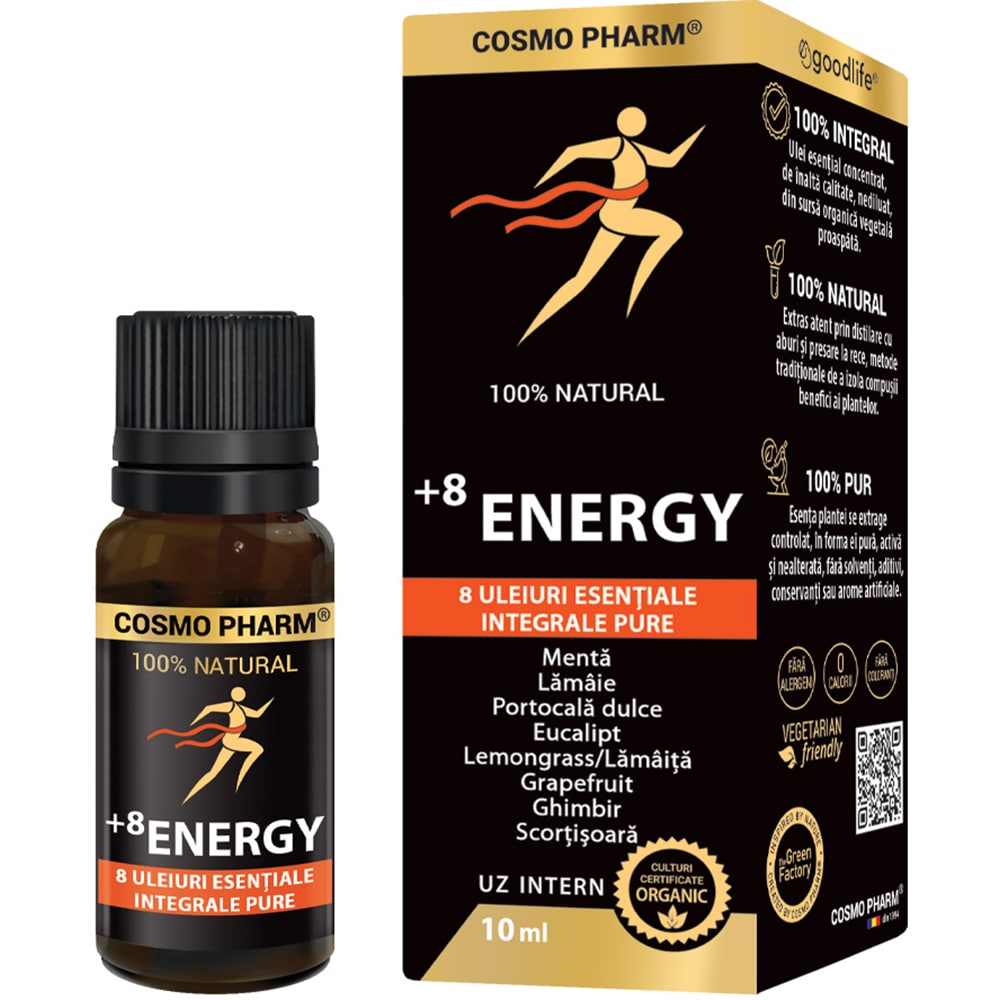 Ulei esential 8 Energy, 10 ml, COSMO PHARM