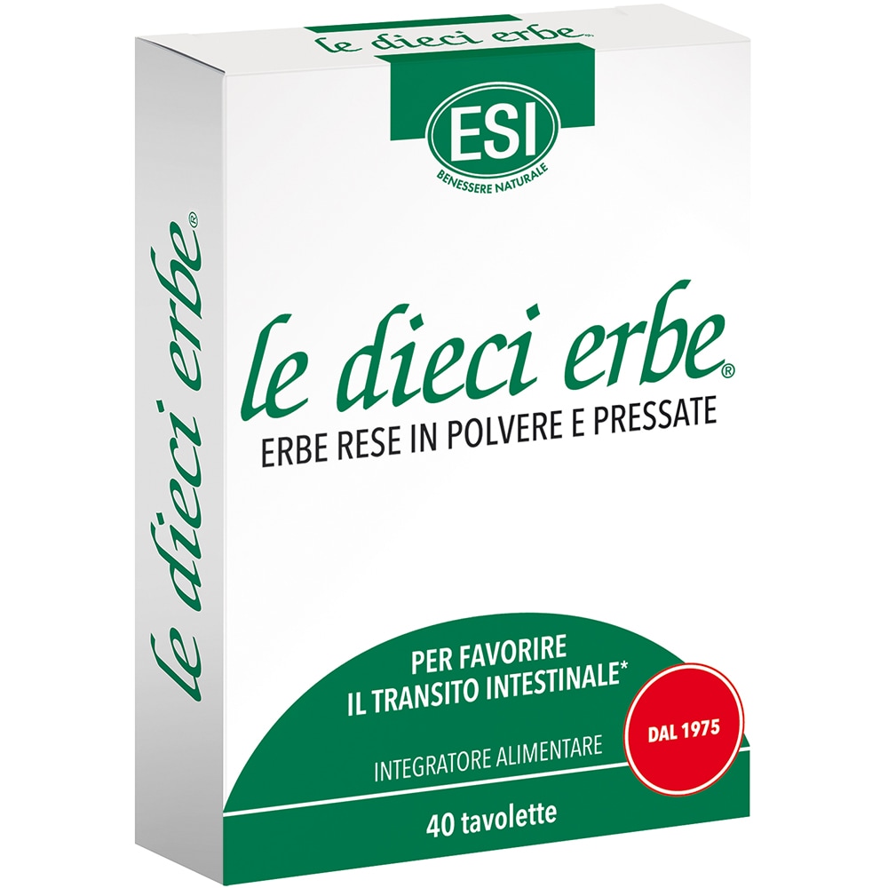 Supliment alimentar Le dieci erbe, 40 tablete, ESI