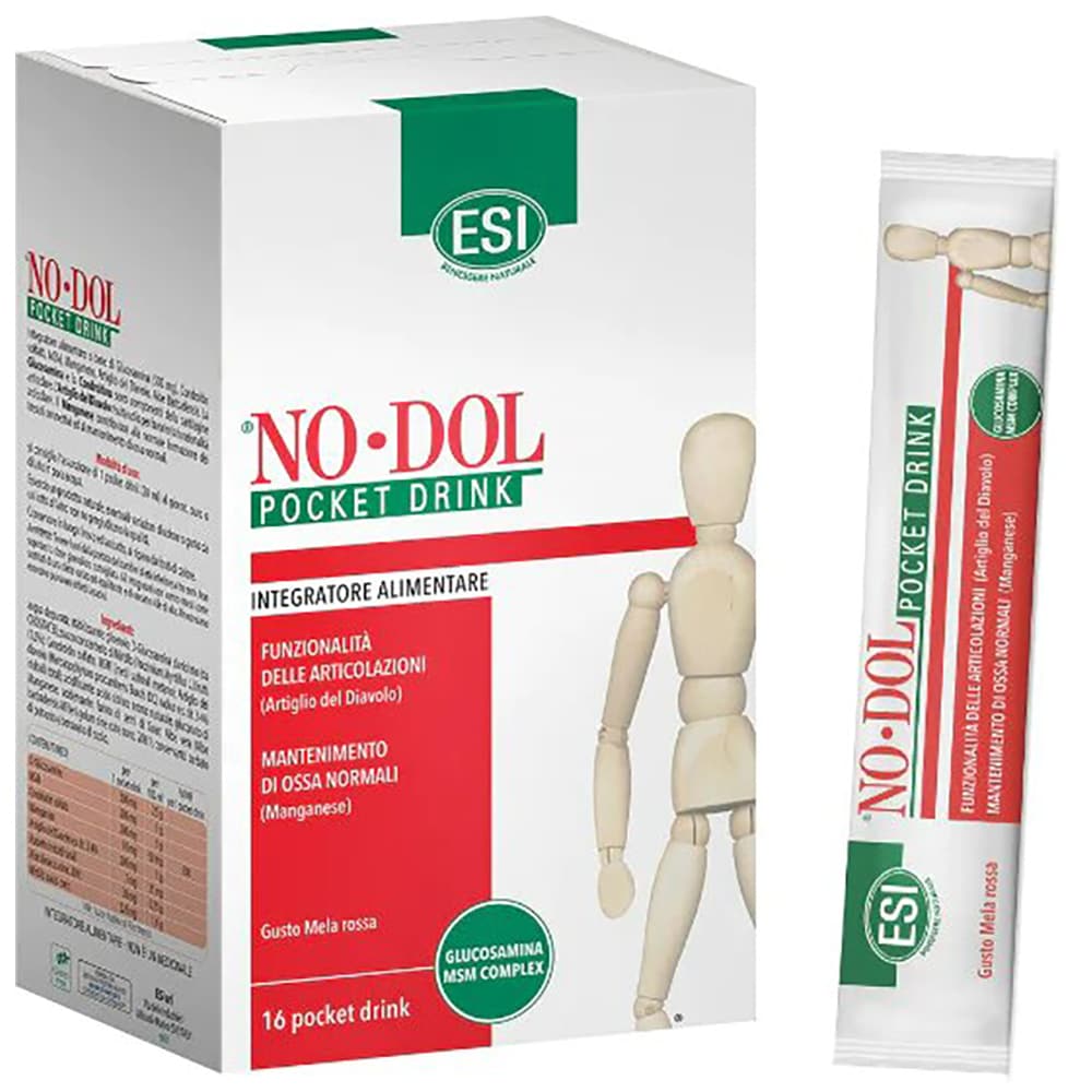 Supliment alimentar No Dol (MSM, Gheara diavolului, Aloe), 16 plicuri x 20 ml, ESI