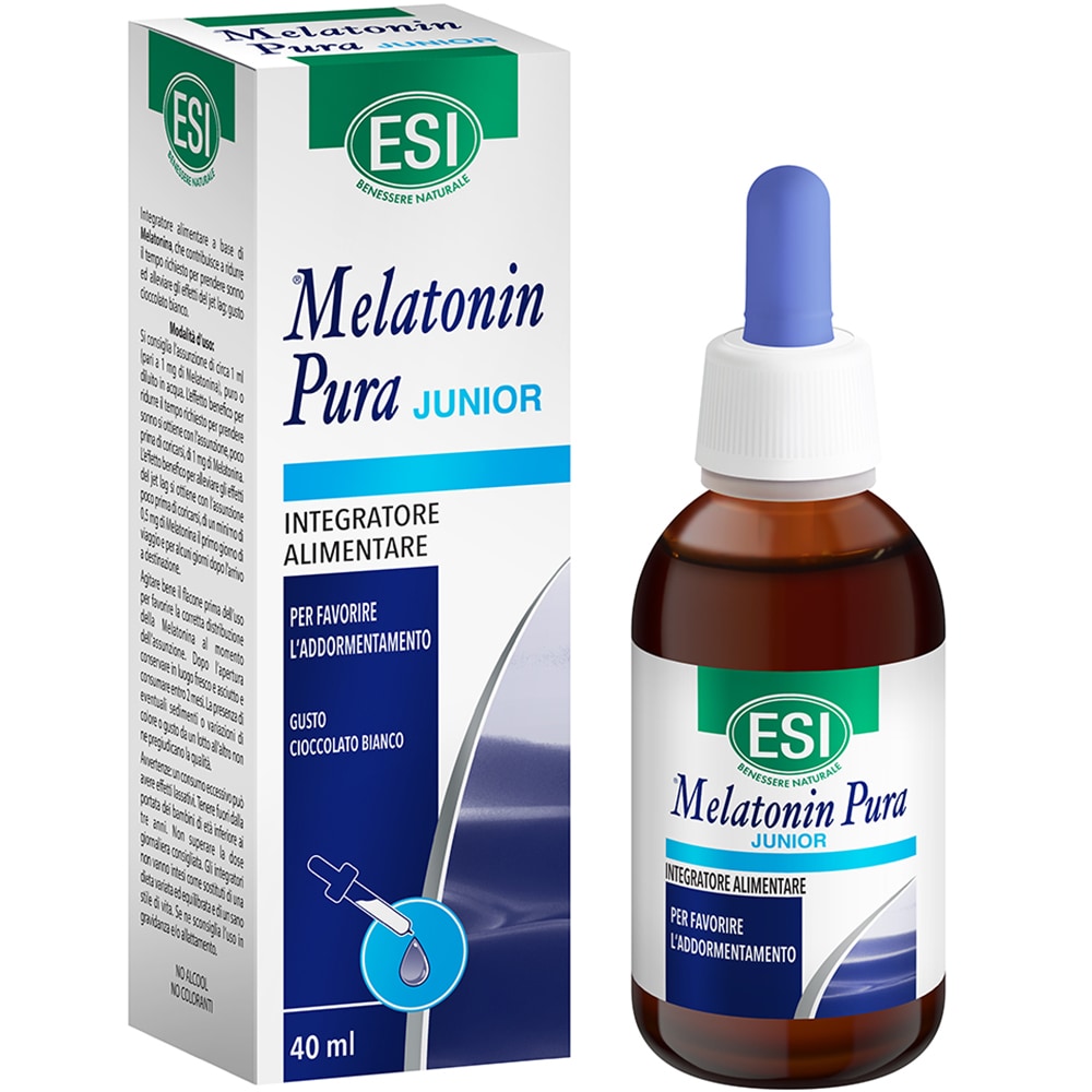 Supliment alimentar Melatonina pura Junior 1 mg, 40 ml, ESI