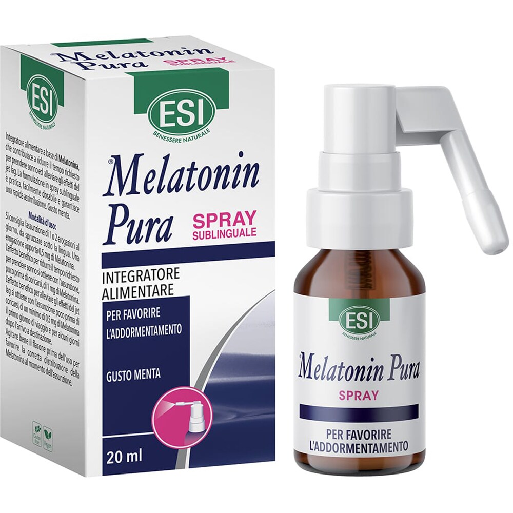 Supliment alimentar Melatonina pura Spray 20 ml, ESI