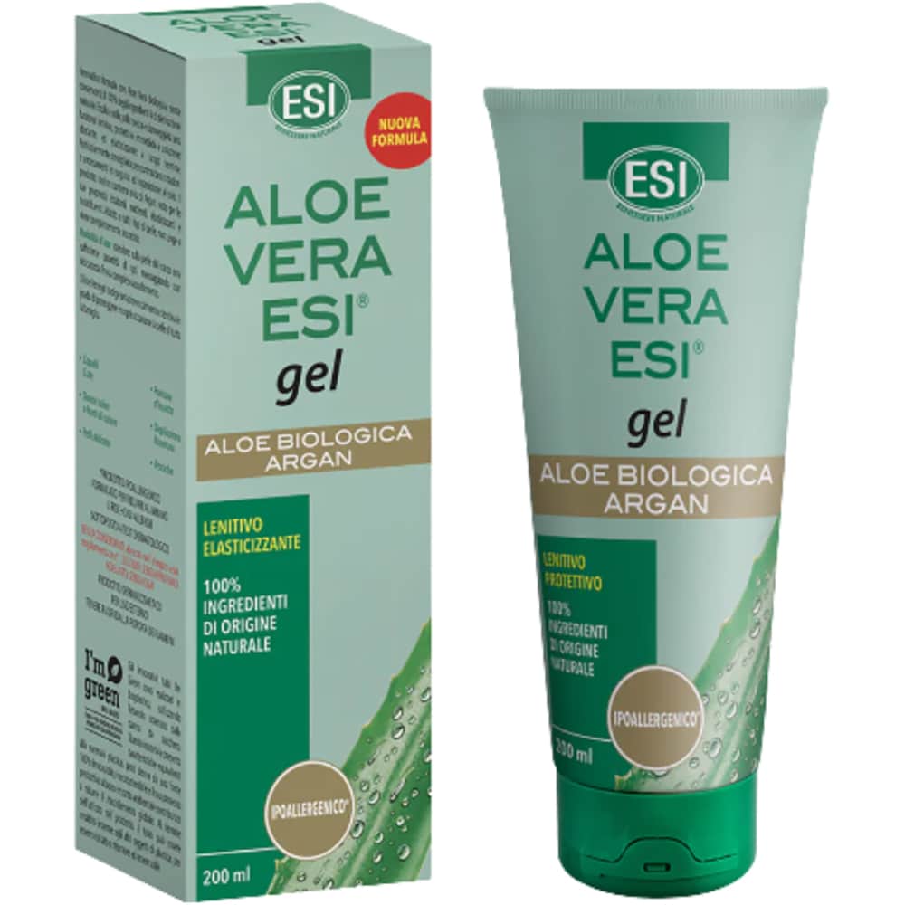 Gel organic Aloe Vera si Argan, 200 ml, ESI