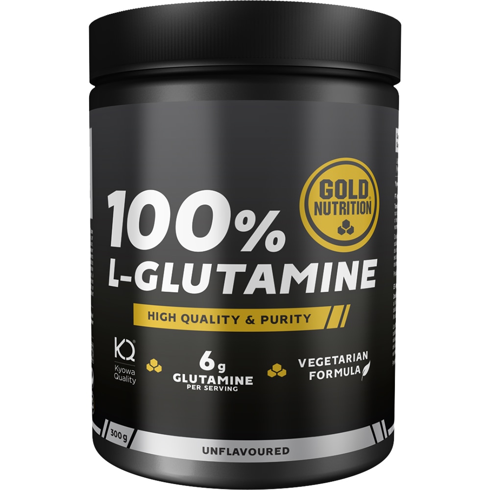 Pudra L-glutamine, 300 g, GOLDNUTRITION