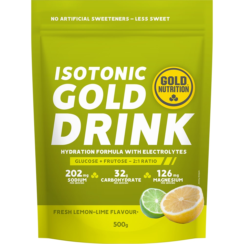 Pudra Isotonic Gold Drink, aroma Lamaie, 500 g,  GOLDNUTRITION