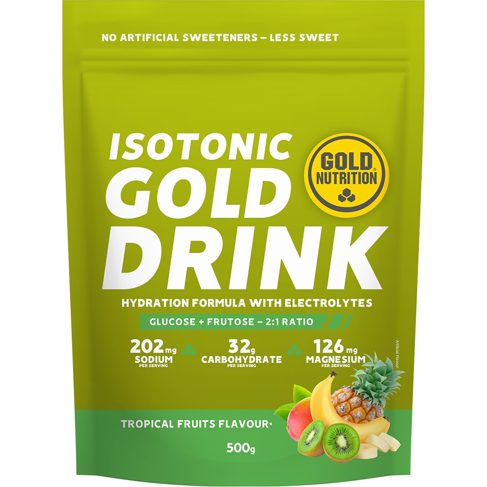 Pudra Isotonic Gold Drink, aroma Tropical, 500 g, GOLDNUTRITION