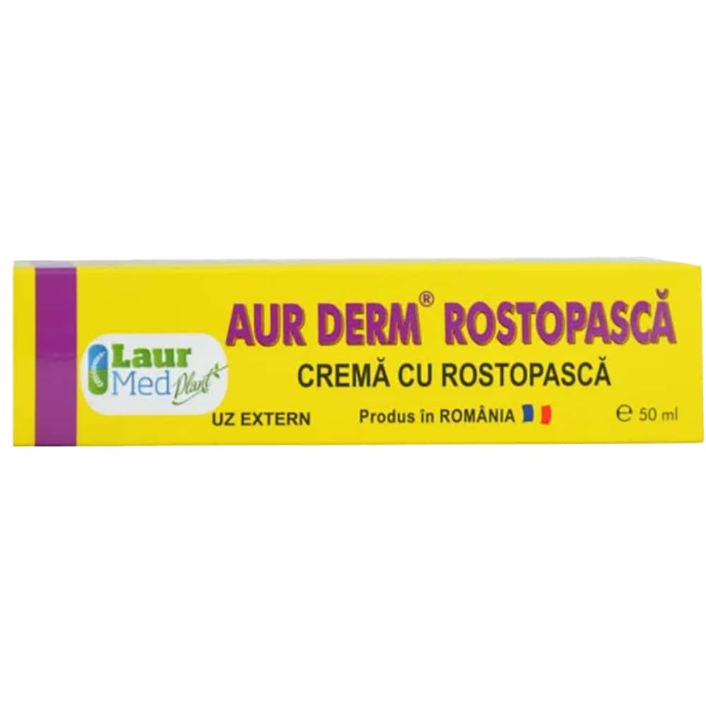 Crema Aur Derm cu Rostopasca, 50 ml, LAUR MED