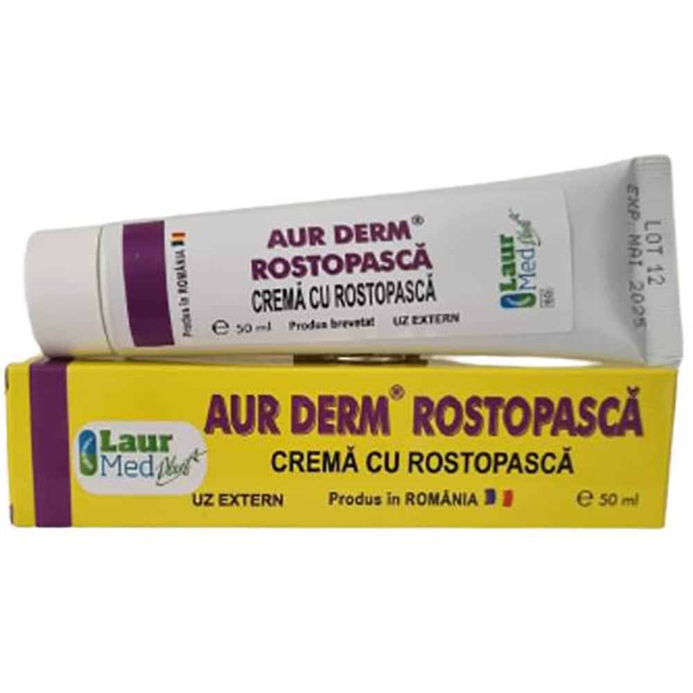 Crema Aur Derm cu Rostopasca, 50 ml, LAUR MED