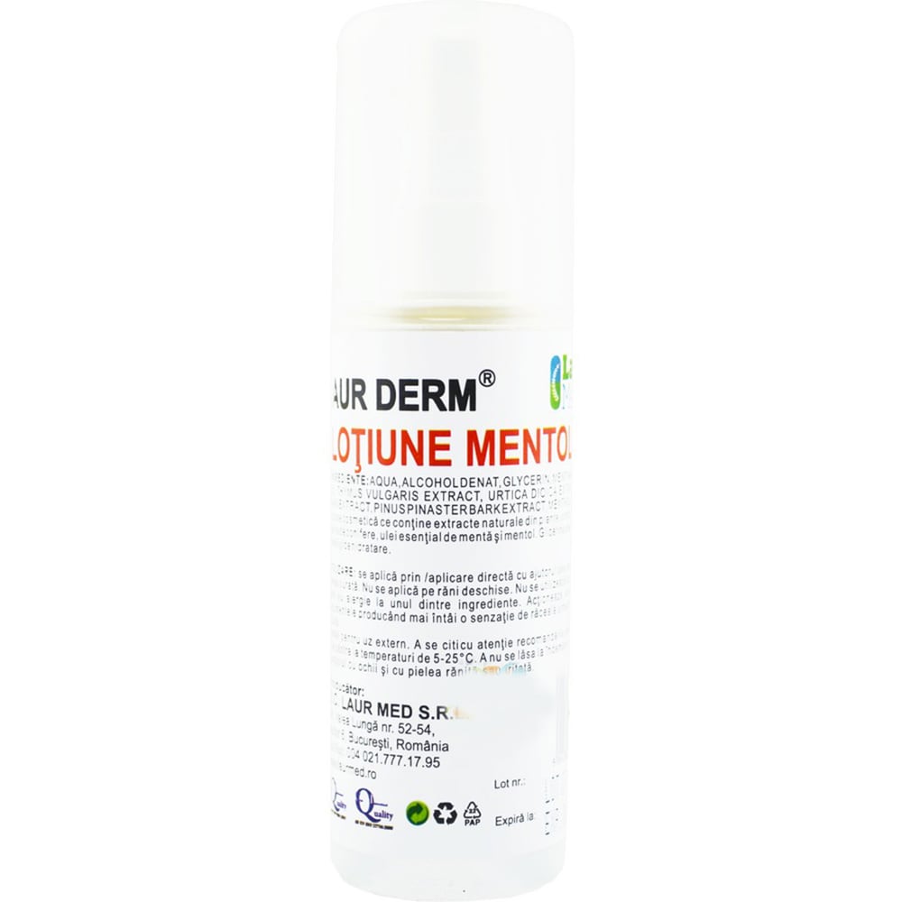 Lotiune mentolata 100 ml, LAUR MED