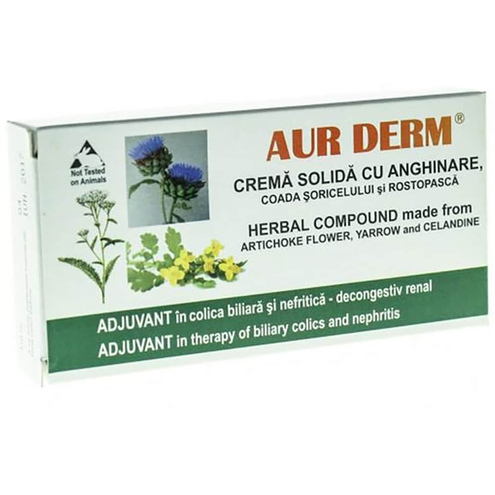 Supozitoare Aur Derm Anghinare, 1.5 g x 10 bucati, LAUR MED