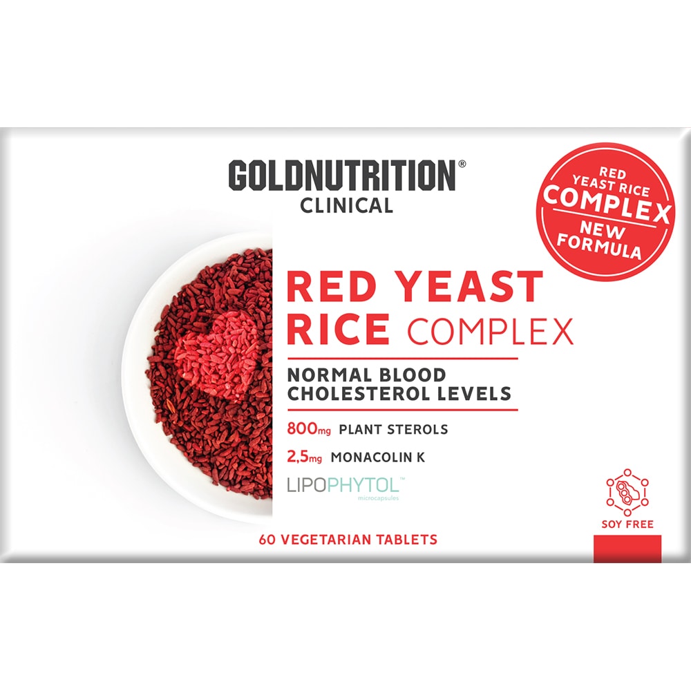 Supliment Clinical Red Yeast Rice, 60 capsule, GOLDNUTRITION