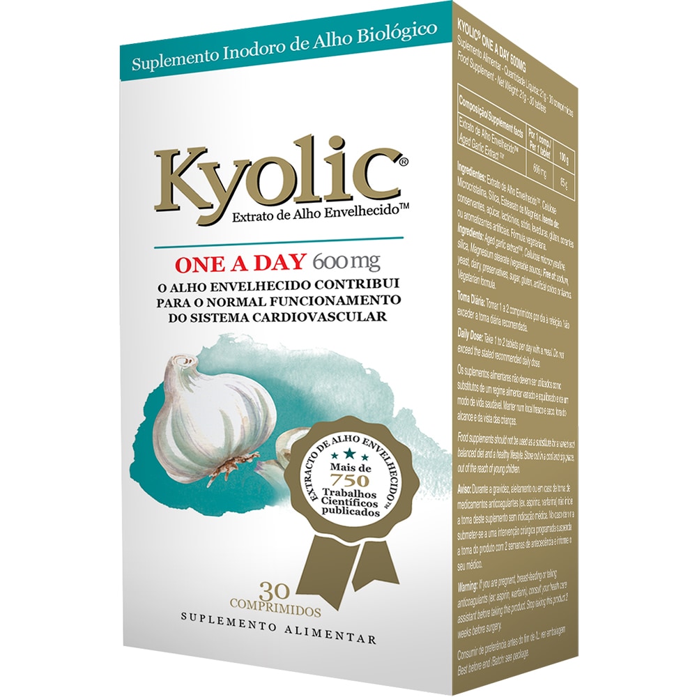 Supliment alimentar Usturoi One a Day 600MG, 30 comprimate, KYOLIC