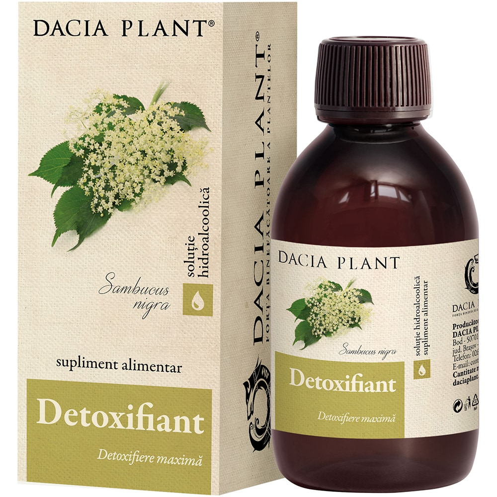 Supliment alimentar Detoxifiant, 200 ml, DACIA PLANT