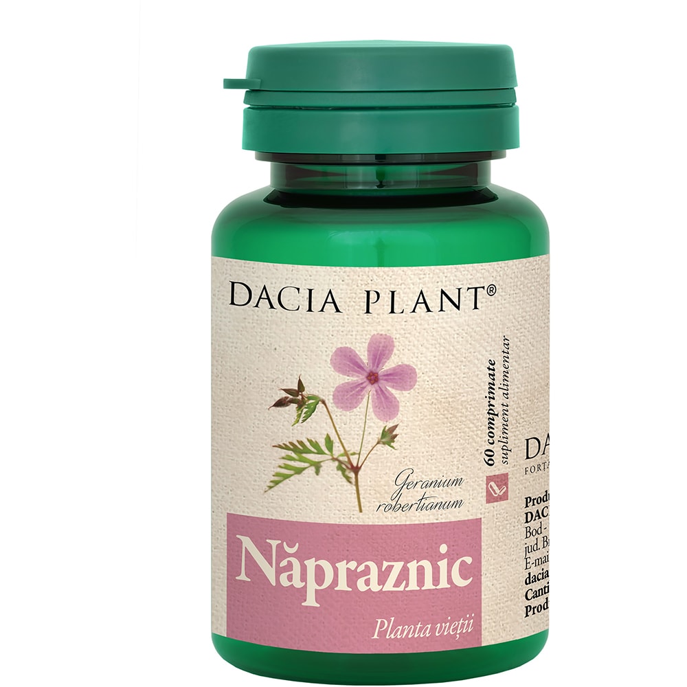 Supliment alimentar Napraznic, 60 comprimate, DACIA PLANT