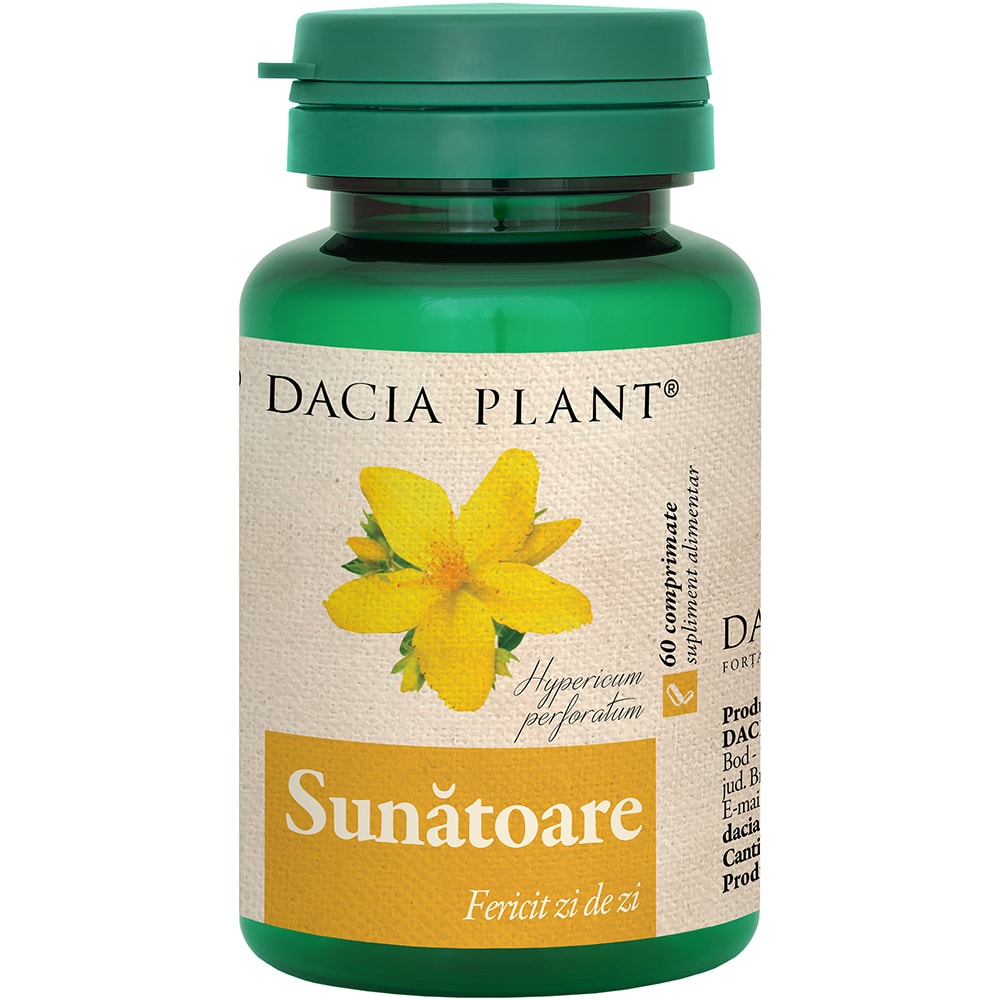 Supliment alimentar Sunatoare, 60 comprimate, DACIA PLANT