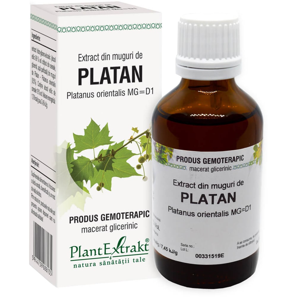Extract din Muguri Platan, 50 ml, PLANTEXTRAKT