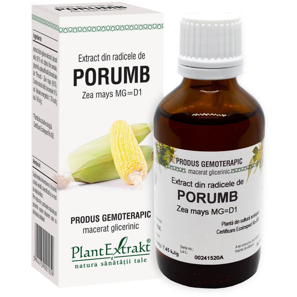 Extract din Radicele de Porumb, 50 ml, PLANTEXTRAKT
