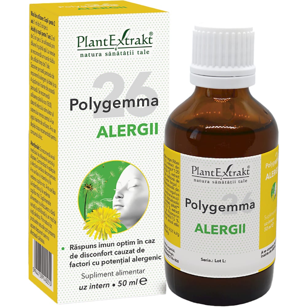 Polygemma 26 Alergii, 50 ml, PLANTEXTRAKT